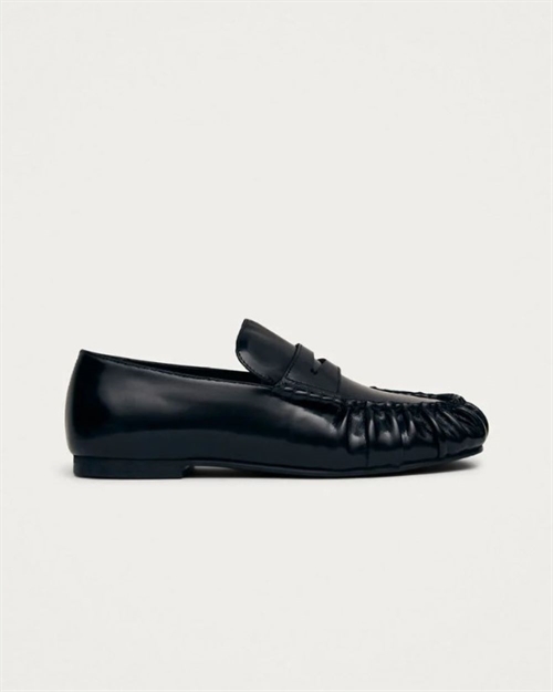 ALOHAS AVEN LEATHER LOAFERS BLACK